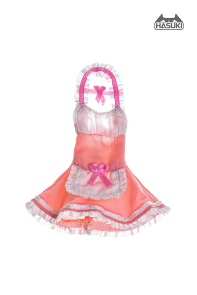 HASUKI CS-010C Doll Costume Maid Outfit Pink (DOLL ACCESSORY)