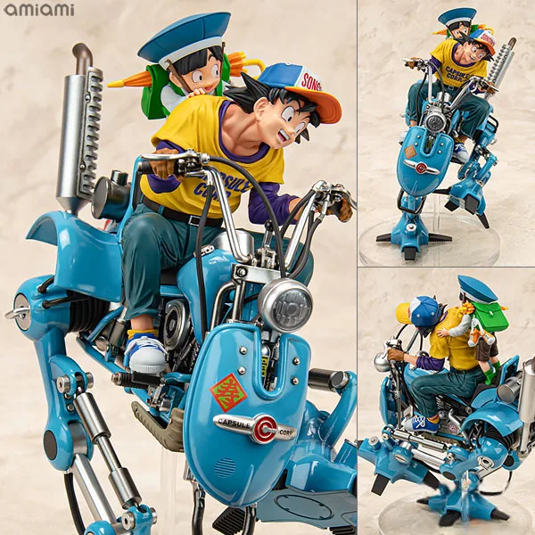 MegaHouse Desktop Real McCoy EX Dragon Ball Z Son Goku & Gohan & Bipedal Walking Robot Complete Figure Bild 1