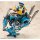 MegaHouse Desktop Real McCoy EX Dragon Ball Z Son Goku & Gohan & Bipedal Walking Robot Complete Figure Bild 5