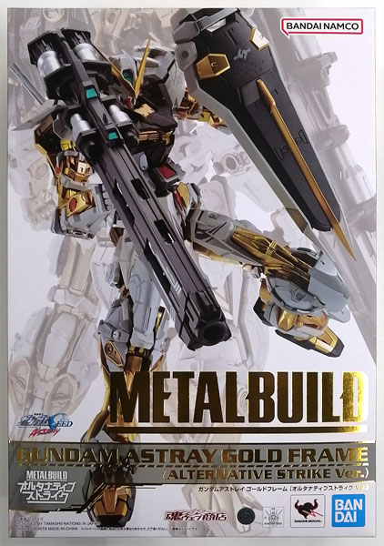 BANDAI SPIRITS METAL BUILD Mobile Suit Gundam SEED Astray Gundam Gundam Astray Gold Frame (Alternative Strike Ver.) (Tamashii Web Shoten Exclusive)