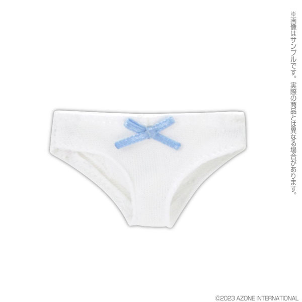 Azone 1/6 Pure Neemo Wear PNS Ribbon Simple Shorts Saxe x White (DOLL ACCESSORY)