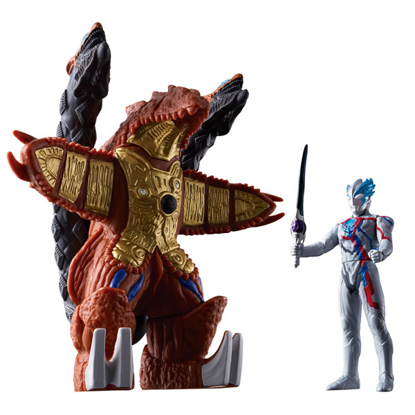 Bandai Ultraman Blazar Ultra Soft Vinyl Series Ultraman Blazar Daikessen Set