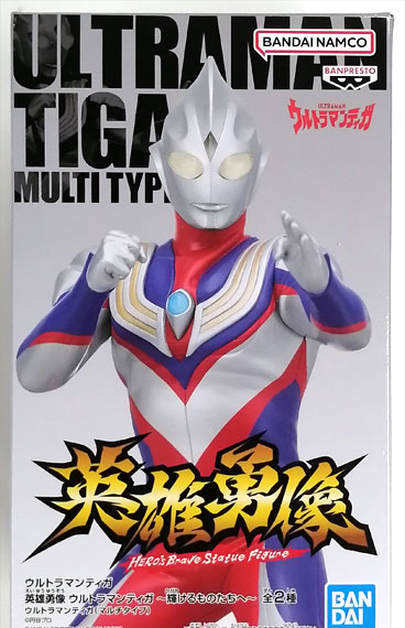 BANDAI SPIRITS Ultraman Tiga Eiyuu Yuuzou Ultraman Tiga -To Those Who Shine- Ultraman Tiga (Multi-Type)