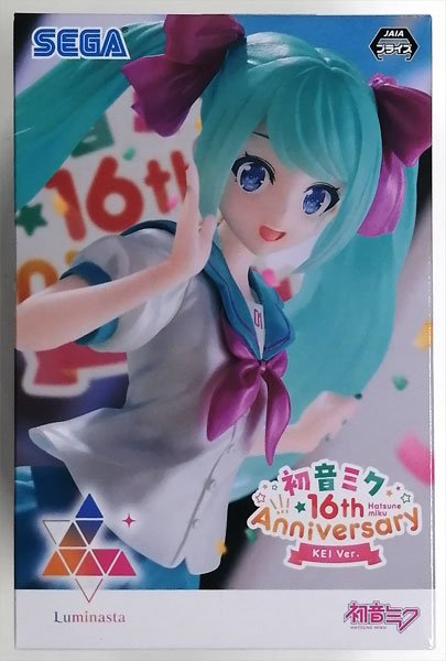 SEGA Hatsune Miku Series Luminasta "Hatsune Miku 16th Anniversary"KEI Ver. (Game-prize)