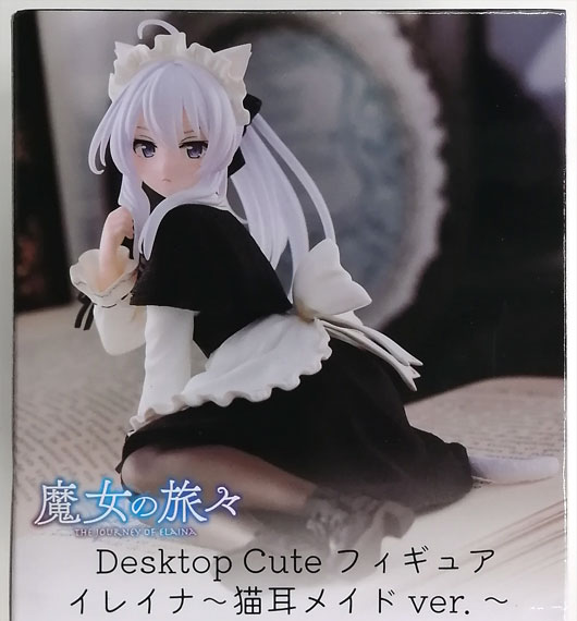 Taito Wandering Witch: The Journey of Elaina Desktop Cute Figure Elaina -Cat Ear Maid ver.- รูปภาพ 1