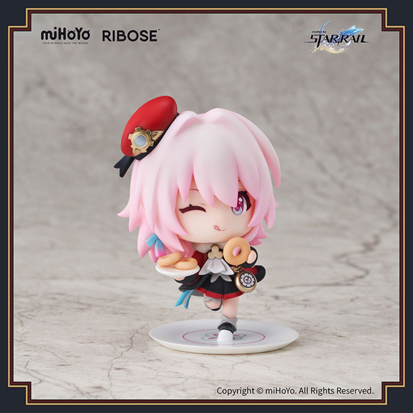 RIBOSE Honkai: Star Rail Capsule Toy -Honkai: Star Rail Welcome to Train Tea Party- Chibi Figure March 7th imagen 1
