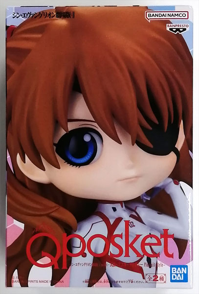 BANDAI SPIRITS Evangelion: 3.0+1.0 Thrice Upon a Time Q posket - Asuka Langley Shikinami Plugsuit Style- A (Game-prize)