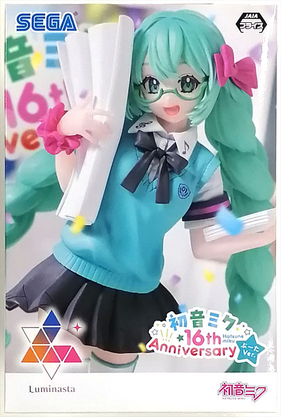 SEGA Hatsune Miku Series Luminasta "Hatsune Miku 16th Anniversary" Buuta Ver. (Game-prize)