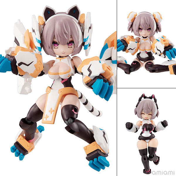 MegaHouse Desktop Army N-202d Titania Byakkou (ver1.1) Posable Figure