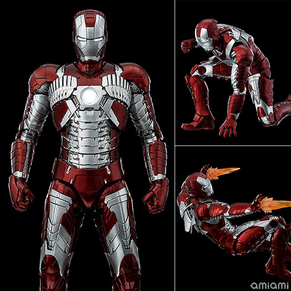 threezero Marvel Studios: The Infinity Saga DLX Iron Man Mark. 5 1/12 Posable Figure
