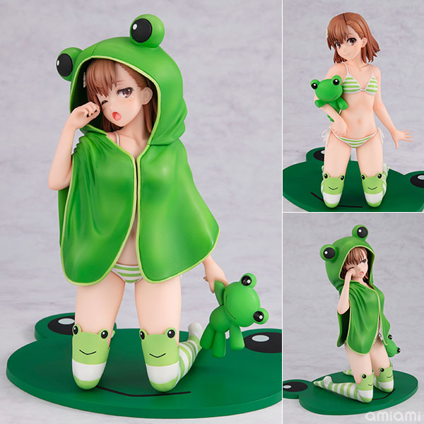 KADOKAWA KDcolle A Certain Scientific Railgun Mikoto Misaka Hoodie Look Gekota ver. 1/7 Complete Figure image 1