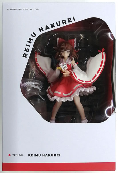FURYU TENITOL Touhou Project Reimu Hakurei Complete Figure w/Special Background Panel (F:NEX Exclusive)
