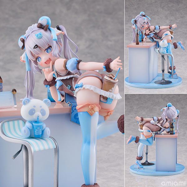 HOTVENUS [Bonus] Henreader Original Character Blue Panda Coffee 1/6 Complete Figure