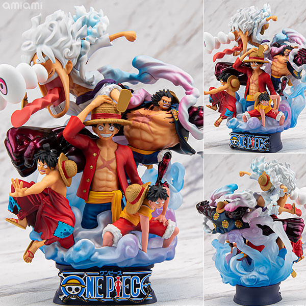 MegaHouse Puchirama DX ONE PIECE LOGBOX RE BIRTH 02 Luffy Special Complete Figure