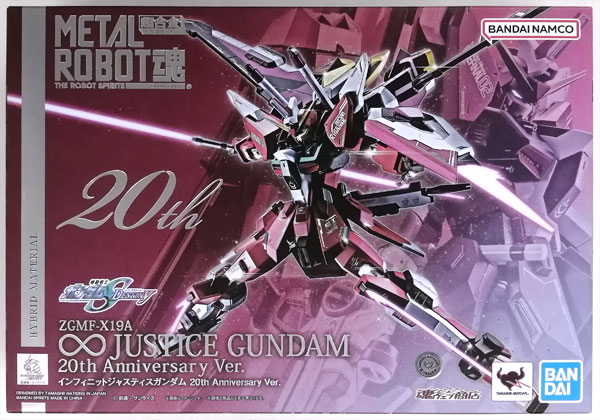 BANDAI SPIRITS Metal Robot Spirits -SIDE MS- Mobile Suit Gundam SEED DESTINY Infinite Justice Gundam 20th Anniversary Ver. (Tamashii Web Shoten Exclusive)