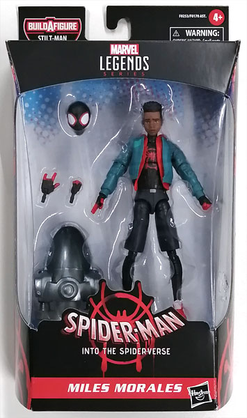 Hasbro Marvel Legends 6 Inch Action Figure Spider-Man: Into the Spider-Verse Miles Morales