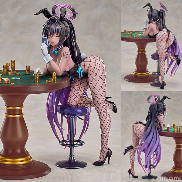 Good Smile Arts Shanghai Blue Archive Karin Kakudate (Bunny Girl) Game Playing Ver. 1/7 Complete Figure