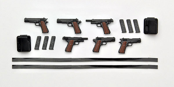Tomytec LittleArmory LA015 1/12 M1911A1& Commander Type Plastic Model