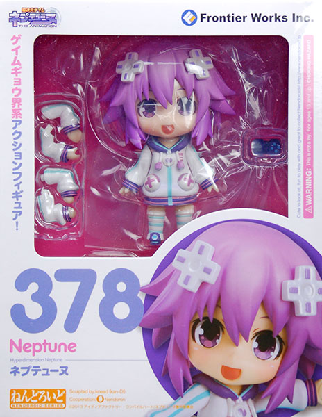 Frontier Works Nendoroid Neptunia ("BD/DVD Hyperdimension Neptunia Vol.7" First Press Edition Bundled Item) image 1
