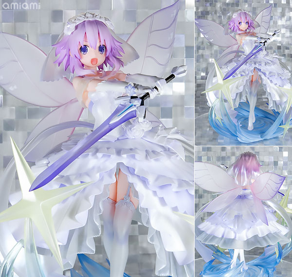 Frontier Works Anime "Hyperdimension Neptunia" Neptune Little Purple ver. 1/7 Complete Figure (OVA "Hyperdimension Neptunia -Little Purple Sunshine-" Blu-ray LIMITED EDITION Bundled Item) image 1