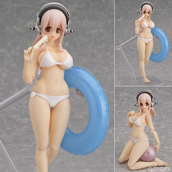 Pony Canyon figma Super Sonico Swimsuit Ver. (BD/DVD SoniAni Vol.1 First Press Limited Edition Bundled Item)
