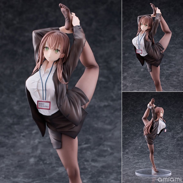 MAGI ARTS Surprisingly Bendy OL-chan Who Doesn't Want to Go to Work White Ver. 1/6 Complete Figure