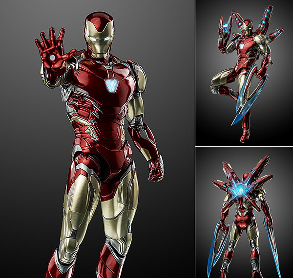 threezero DLX Marvel Studios "Infinity Saga" Iron Man Mark. 85 1/12 Posable Figure