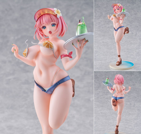 Hobby sakura Summer Waiter illustration by Kink 1/7 Complete Figure รูปภาพ 1