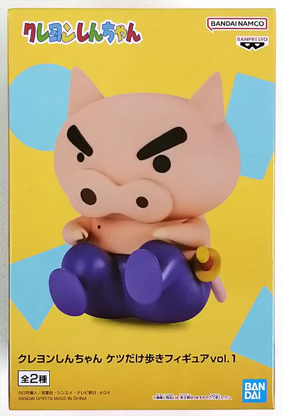 BANDAI SPIRITS Crayon Shin-chan Ketsudakearuki Figure vol.1 Buriburizaemon (Game-prize)