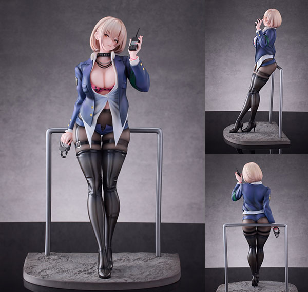 Hobby sakura Naughty Police Woman illustration by CheLA77 1/6 Complete Figure รูปภาพ 1