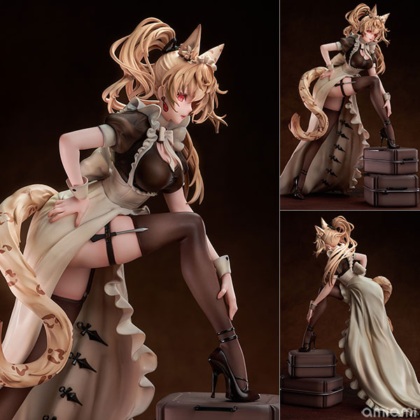 MAGI ARTS [특전] 배틀 메이드 이종족 표범고양이 마리아 1/4 완성품 피규어