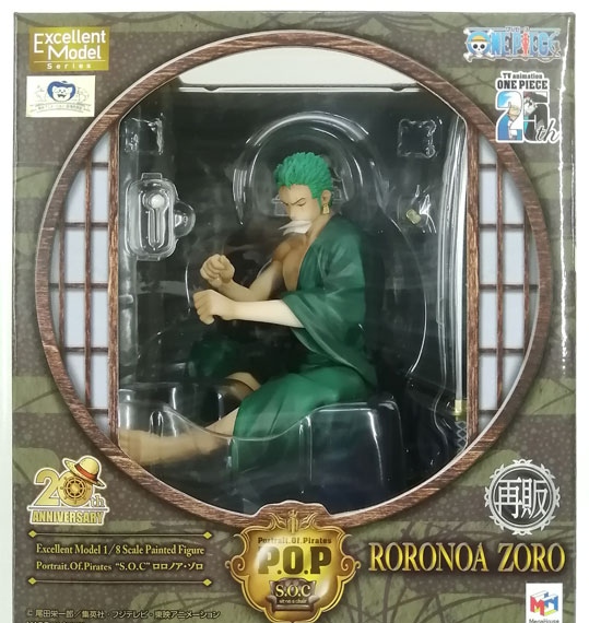 MegaHouse Portrait.Of.Pirates ONE PIECE "S.O.C" 로로노아 조로 완성품 피규어 (메가트레샵, 점프 캐릭터즈 스토어 등 한정) 이미지 1