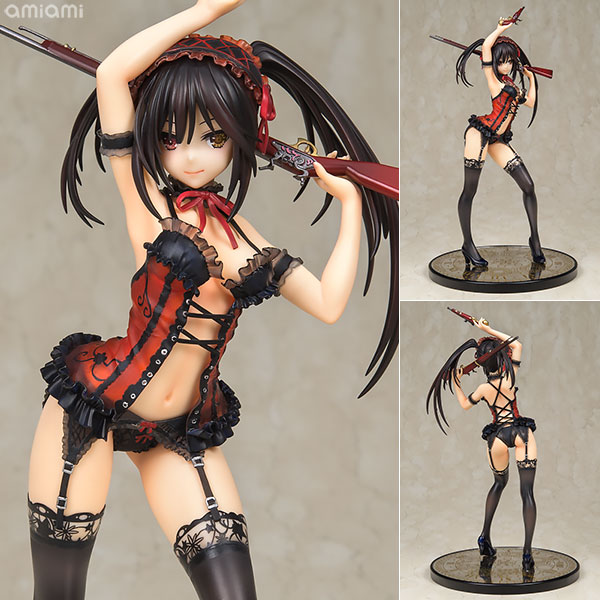 Alphamax Date A Live Kurumi Tokisaki Lingerie Ver. 1/7 Complete Figure image 1