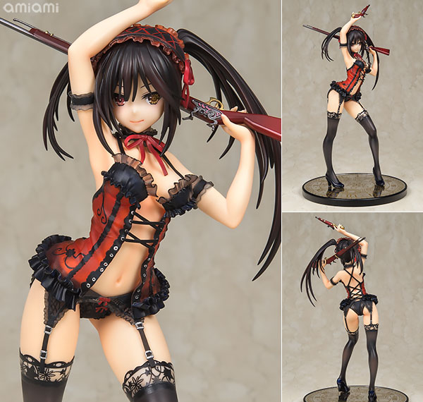 Alphamax Date A Live Kurumi Tokisaki Lingerie Ver. 1/7 Complete Figure รูปภาพ 1
