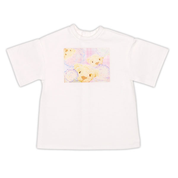 Azone 1/3 Scale AZO2 Big Silhouette T-shirt -Photo art- White x Bear (DOLL ACCESSORY)