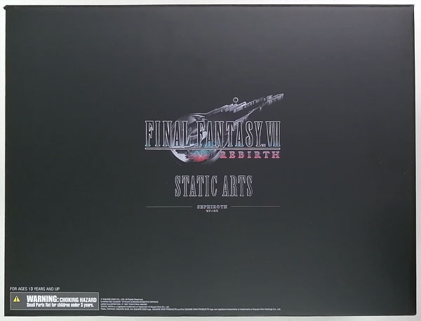 Square Enix Final Fantasy VII Rebirth Static Arts Sephiroth Complete Figure (Final Fantasy VII Rebirth Collectors Edition Bundled Item)
