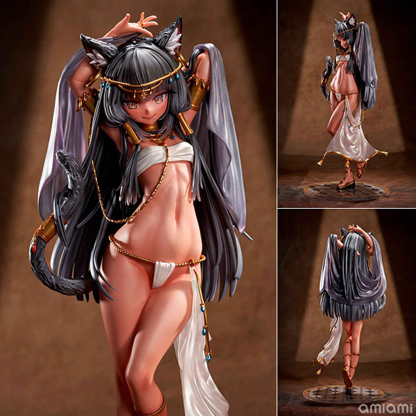 PURE [특전] 고미야 니기 일러스트 여신 바스테트 1/6 완성품 피규어