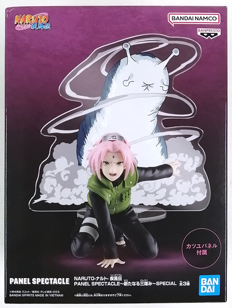 BANDAI SPIRITS NARUTO Shippuden PANEL SPECTACLE -Aratanaru Sansukumi- SPECIAL Sakura Haruno (Game-prize)
