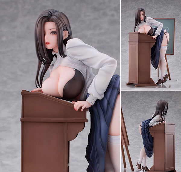 Hobby sakura Martha-sensei illustration by Throtem 1/7 완성품 피규어 특전 포함 한정판 이미지 1