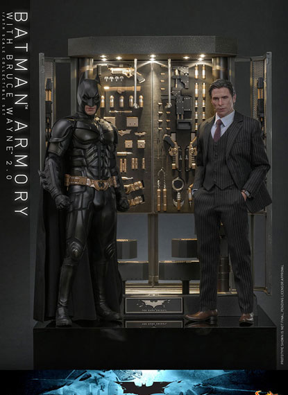 Hot Toys Movie Masterpiece - 1/6 Batman Armory with Bruce Wayne (2.0) รูปภาพ 1