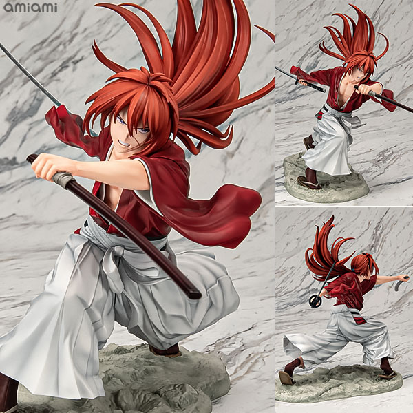 Kotobukiya ARTFX J TV Anime "Rurouni Kenshin -Meiji Swordsman Romantic Story-" Kenshin Himura 1/8 Complete Figure