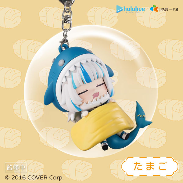 Xin Yi Cultural and Creative CO., LTD. hololive production Gawr Gura Sushi Cushion Figure Omelet รูปภาพ 1