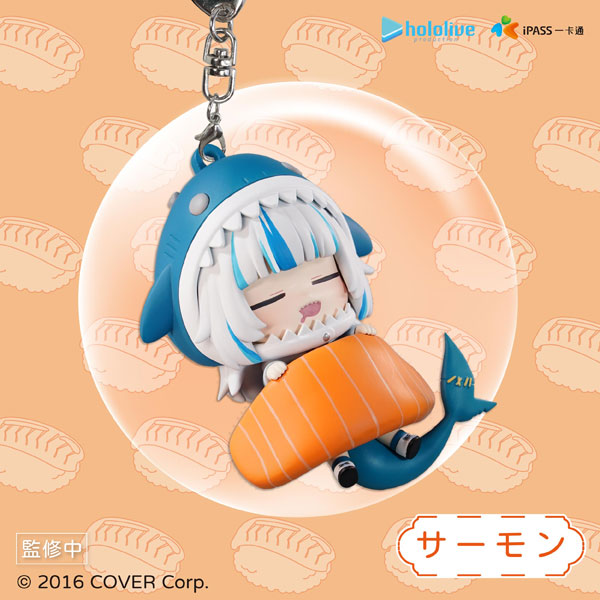 Xin Yi Cultural and Creative CO., LTD. hololive production Gawr Gura Sushi Cushion Figure Salmon รูปภาพ 1