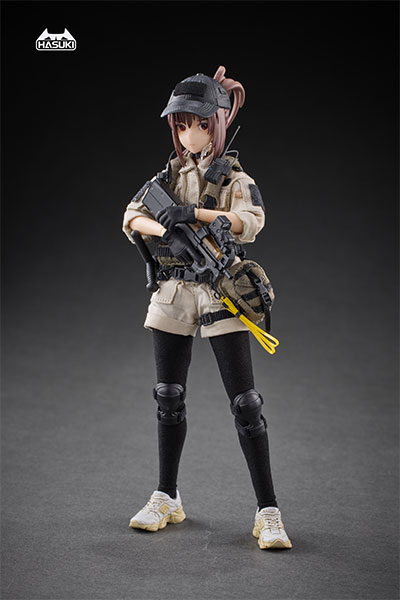 HASUKI pocket art Series PA006 Security Hiyo Reizei 1/12 Complete Model Action Figure