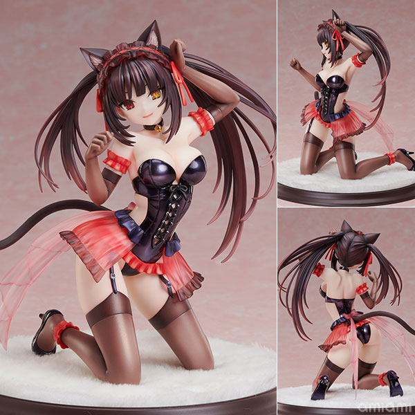 KADOKAWA KDcolle Date A Bullet Light Novel: Kurumi Tokisaki Cat ears ver. 1/7 Complete Figure