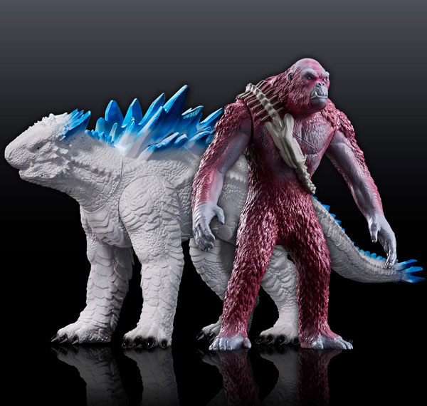 Bandai Movie Monster Series SHIMO & SKAR KING Set from Movie "Godzilla x Kong: The New Empire" imagen 1