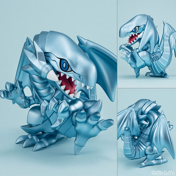 MegaHouse MEGATOON Yu-Gi-Oh! Duel Monsters Blue-Eyes White Dragon Complete Figure Bild 1