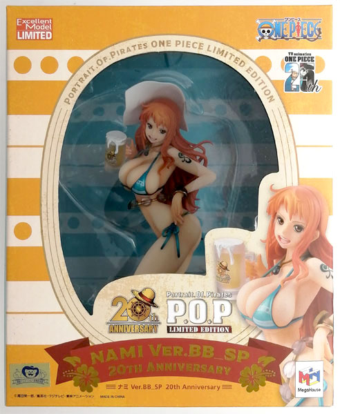 MegaHouse Portrait.Of.Pirates ONE PIECE "LIMITED EDITION" Nami Ver.BB_SP 20th Anniversary Complete Figure (MegaTrea Shop, Mugiwara Store, etc. Exclusive)