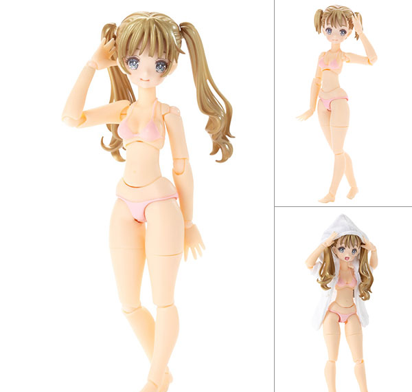 Azone 1/12 "Bikini Mates" Irumi Yoshino Blonde Hair, Pink Bikini Action Figure image 1