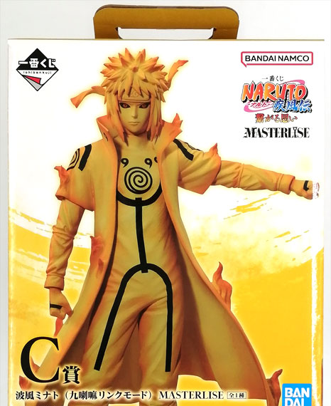 BANDAI SPIRITS Ichiban Kuji NARUTO Shippuden Tsunagaru Omoi C Prize - Minato Namikaze (Kurama Link Mode) MASTERLISE